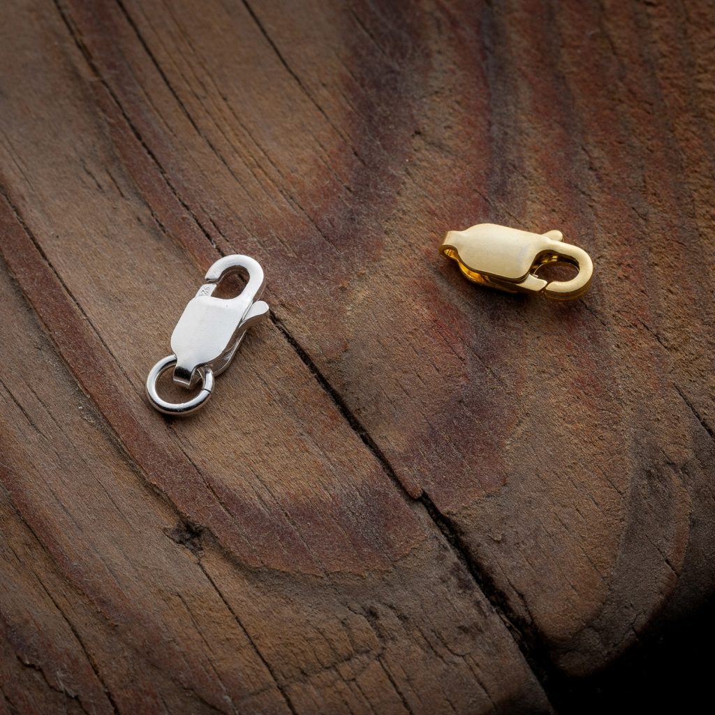 Bean clasp Clasp - bean type, silver AG 925