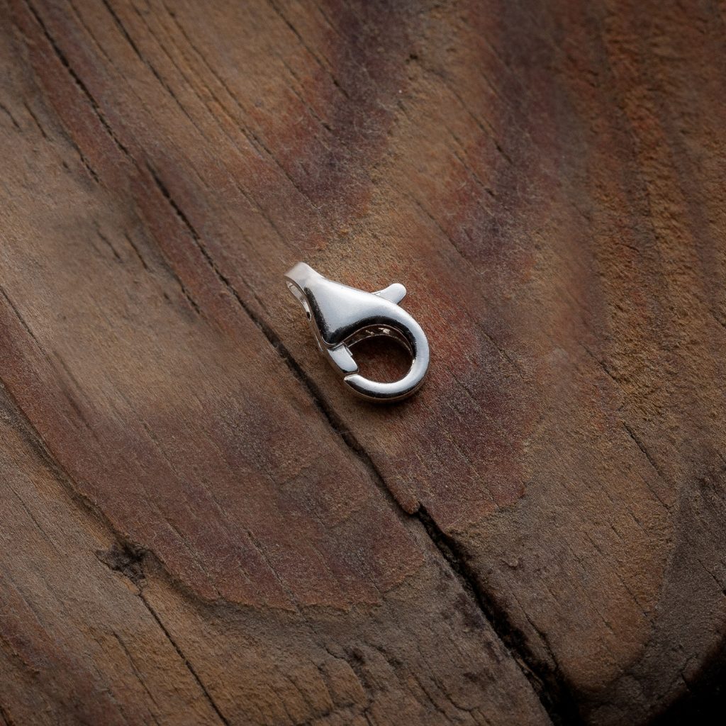 Lobster clasp Clasp with a ring - lobster type, silver AG 925