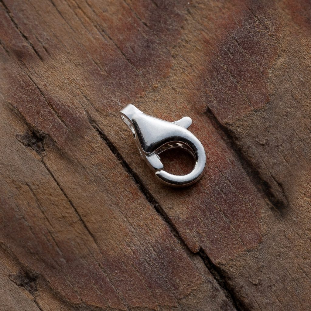 Trigger clasps with jumpring Trigger clasps with jumpring, sterling silver 925, CHP SET 8 mm