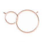 Link pendant - two large circles, silver Link pendant - two large circles, AG 925 silver