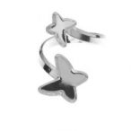 Spiral ring - base for Butterfly Flat Back, silver Spiral ring - base for Butterfly Flat Back, AG 925 silver