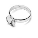 Universal ring - Rivoli base, silver Universal ring - Rivoli base, AG 925 silver